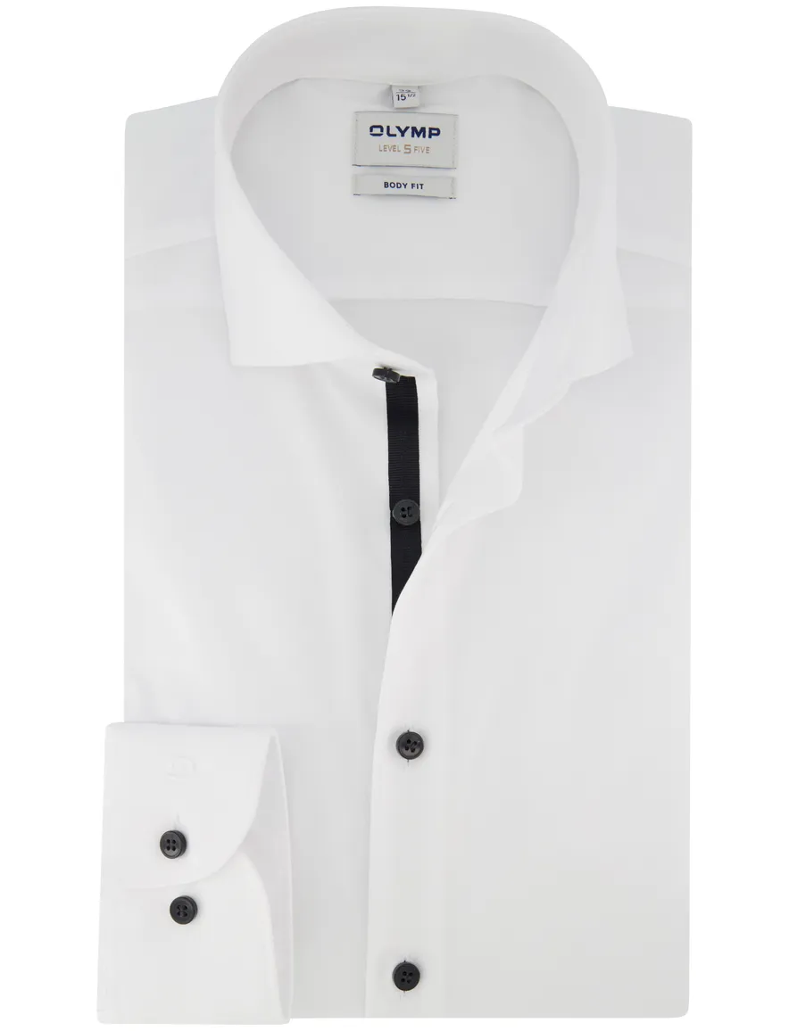 Olymp overhemd wit mouwlengte 7 slim fit