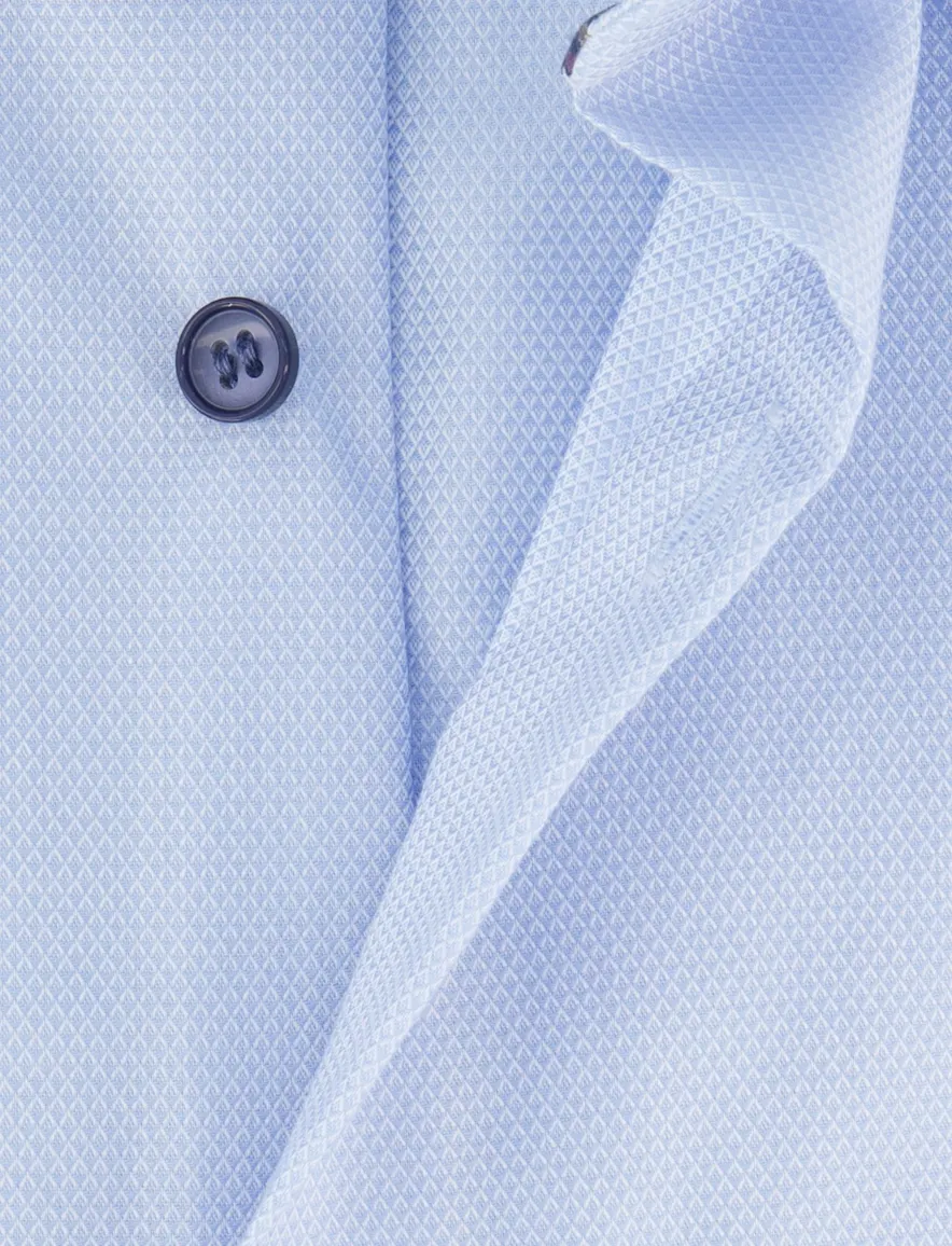 OLYMP Super Slim Fit overhemd lichtblauw ml 7