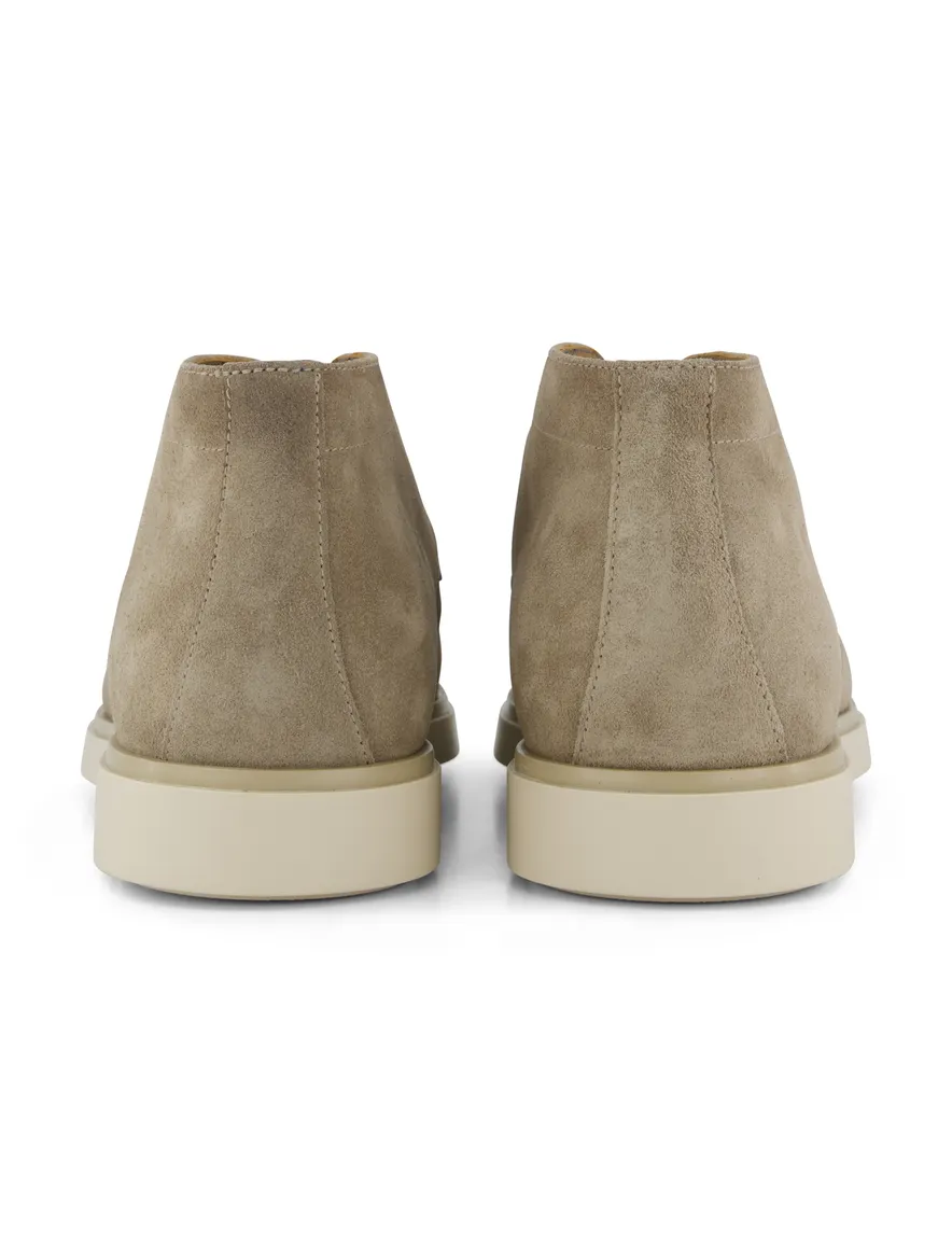 Giorgio instapper bruin suede met lichte zool