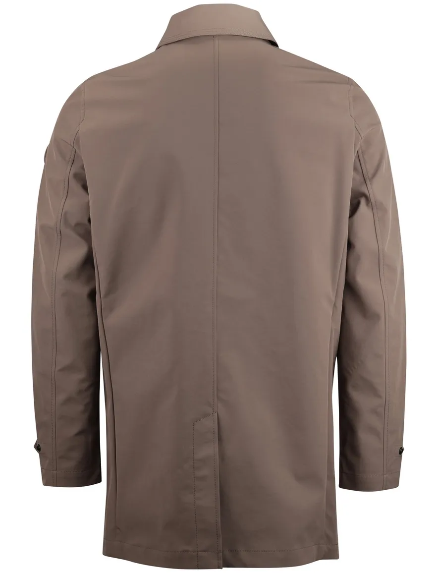 Airforce trenchcoat bruin softshell polokraag