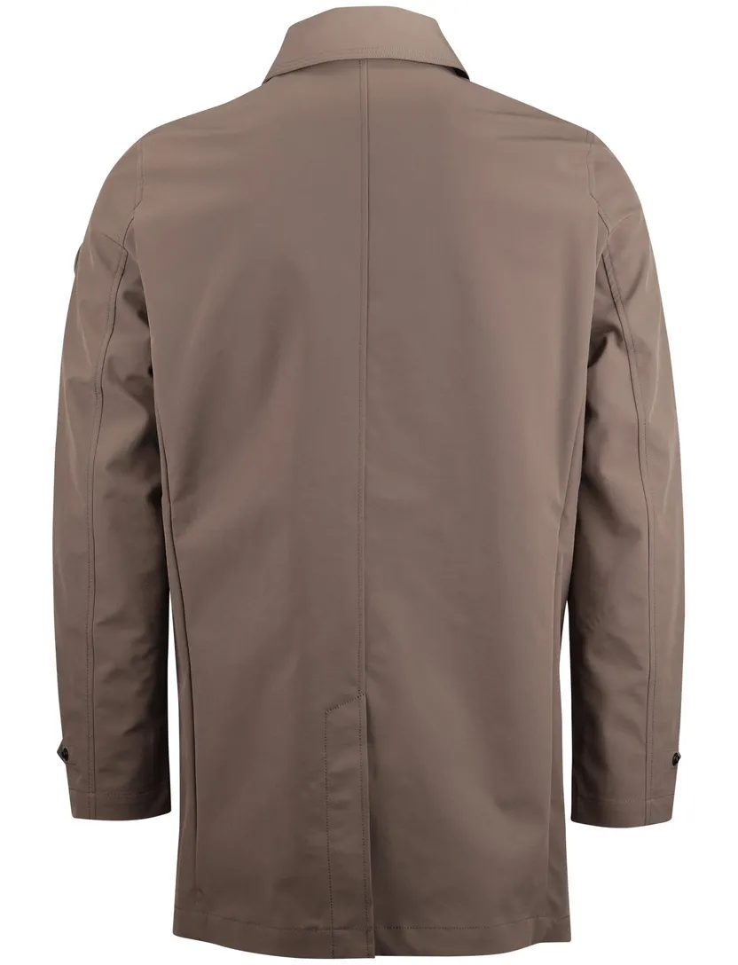 softshelljas bruin Airforce rits en knopen
