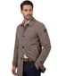 softshelljas bruin Airforce rits en knopen