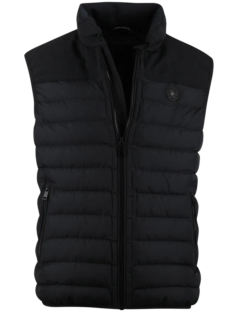 Bodywarmer donkerblauw Airforce polyester
