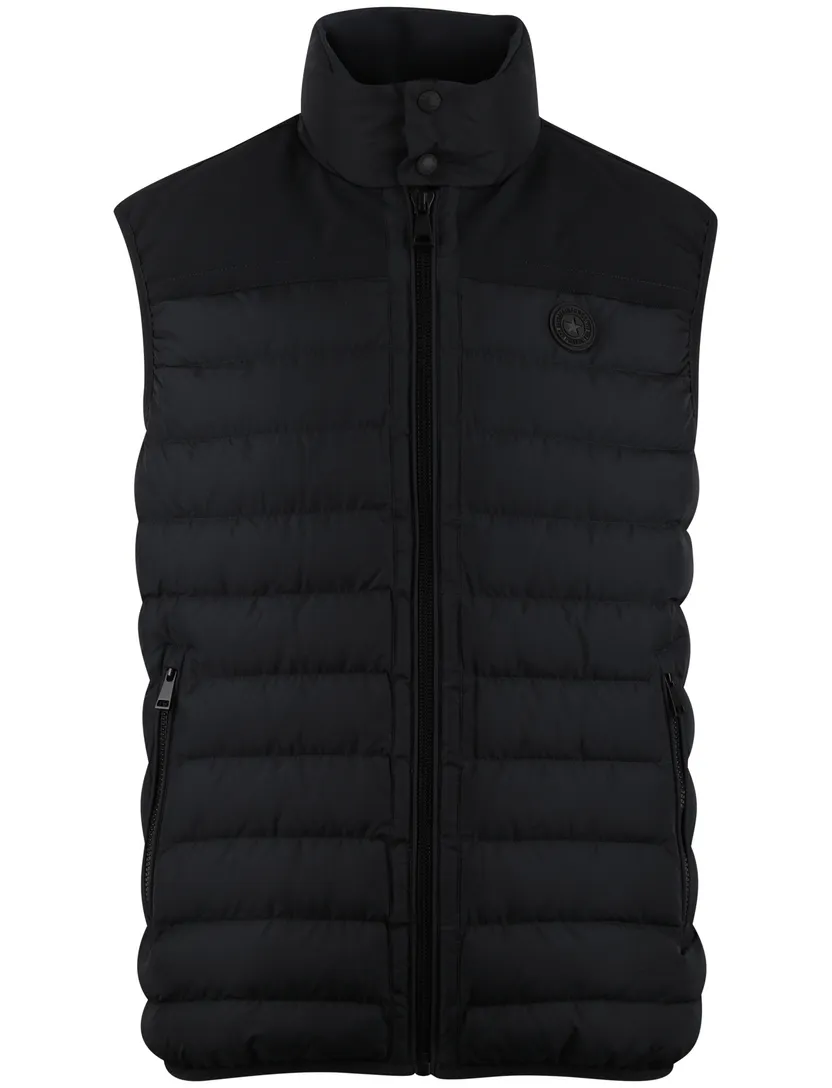 Bodywarmer donkerblauw Airforce polyester