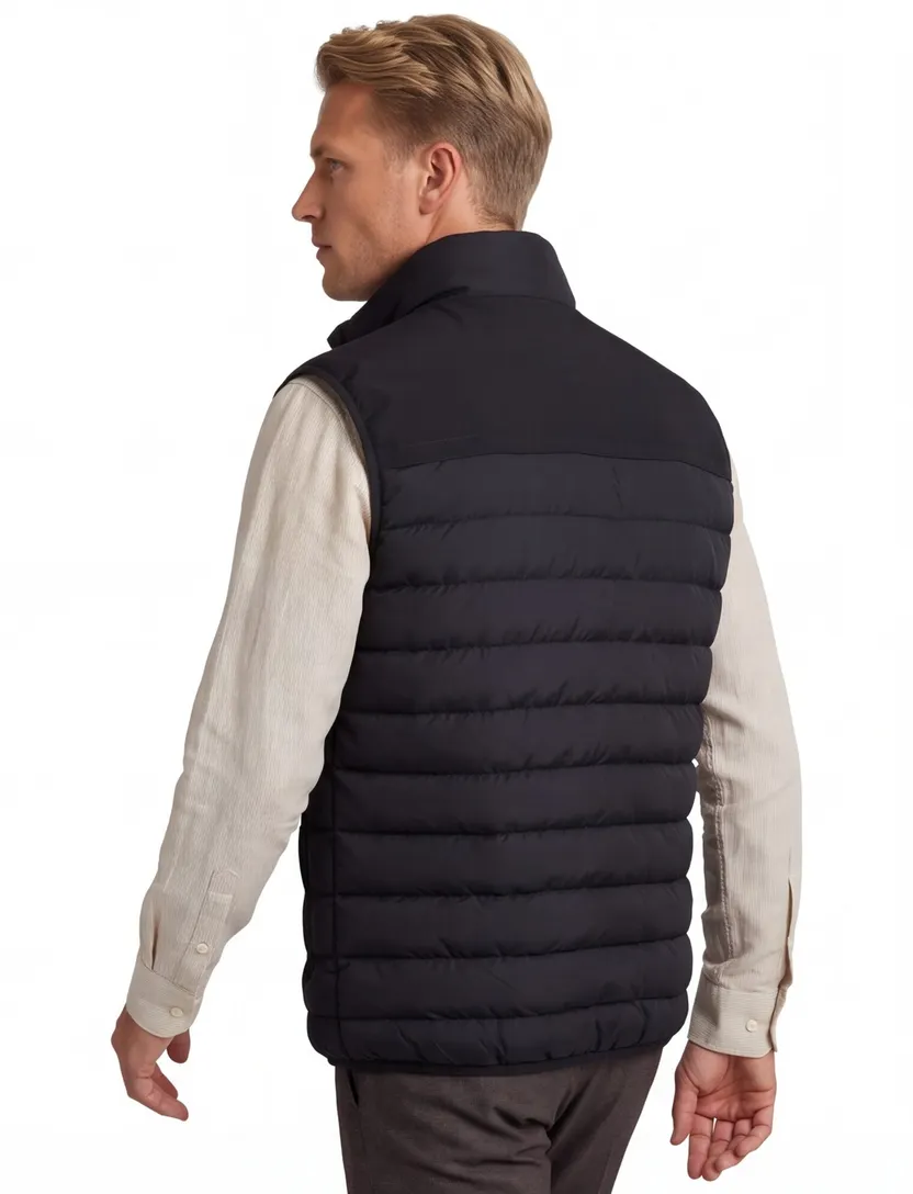 Bodywarmer donkerblauw Airforce polyester