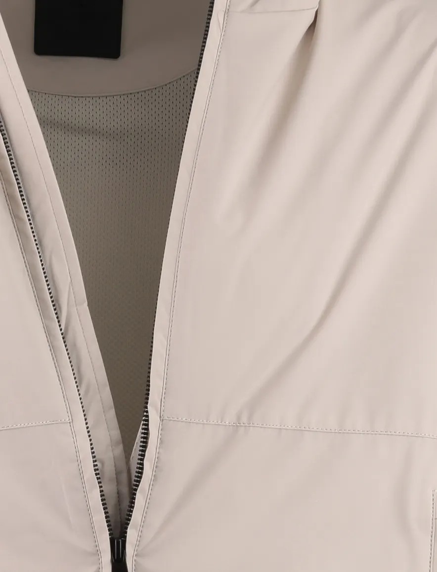 Airforce zomerjas beige met capuchon