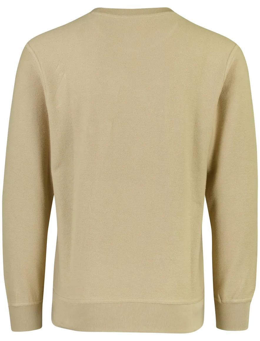 Beige sweater Airforce Milo ronde hals