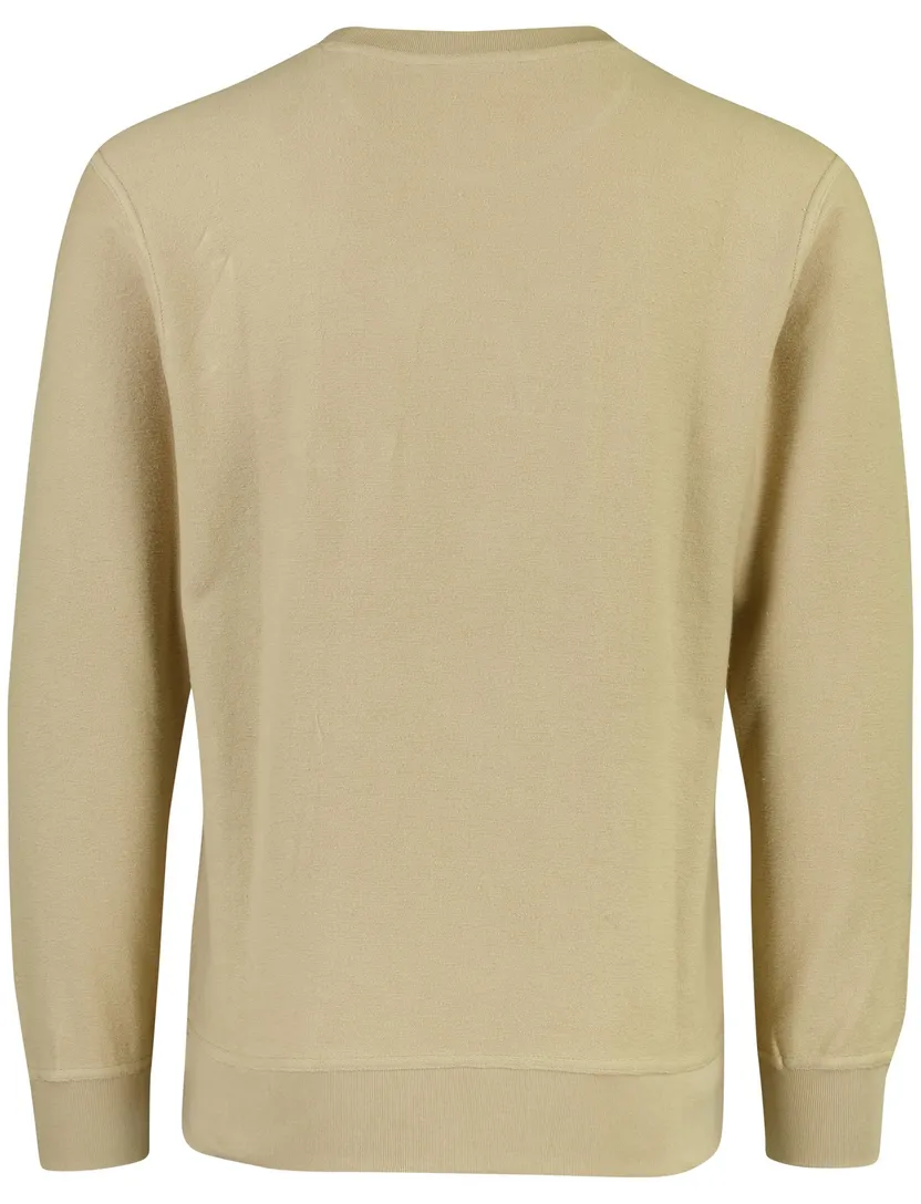 Sweater Airforce Milo lichtbruin organisch katoen