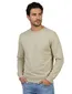 Sweater Airforce beige organisch katoen effen