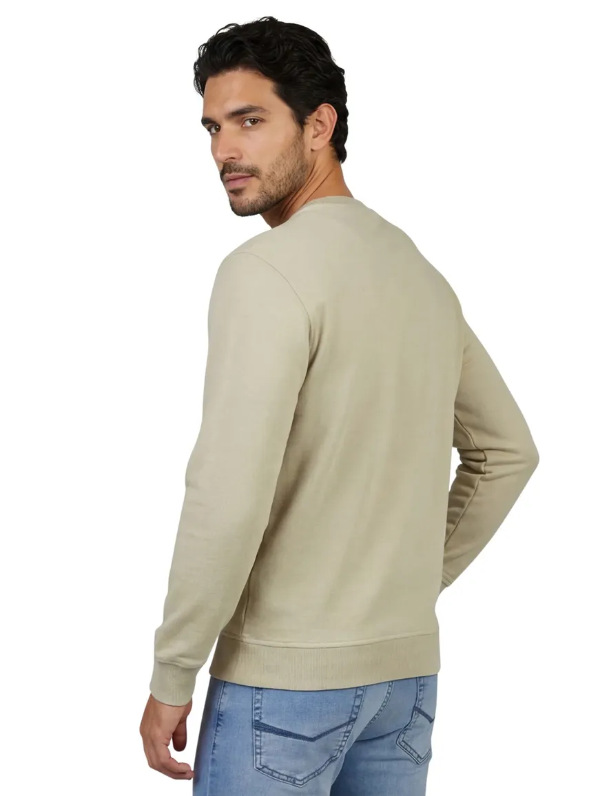 Airforce sweater lichtbeige