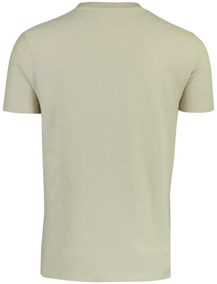 T-shirt Airforce beige katoen