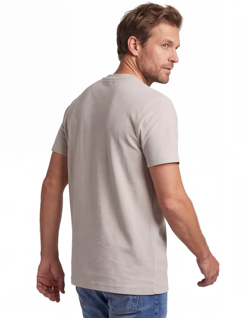Airforce beige T-shirt ronde hals