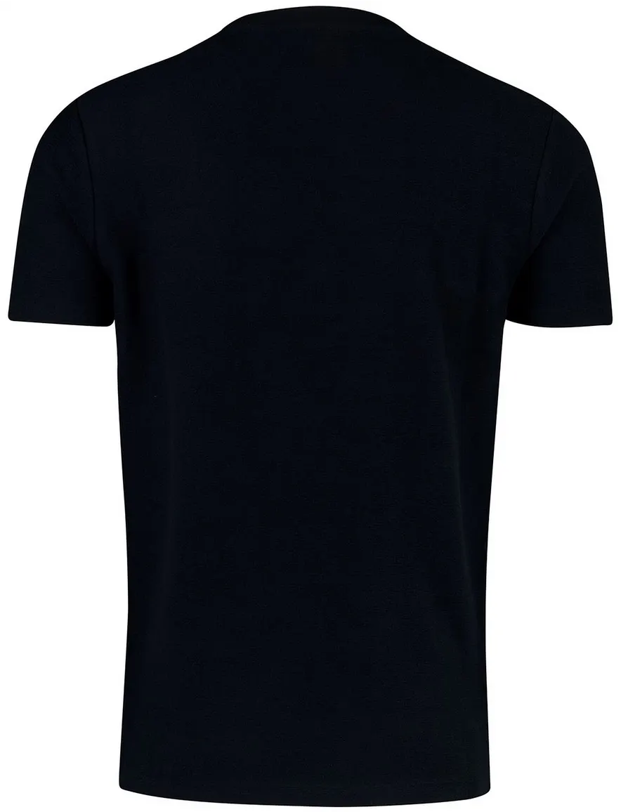Donkerblauw regular fit t-shirt Airforce milo