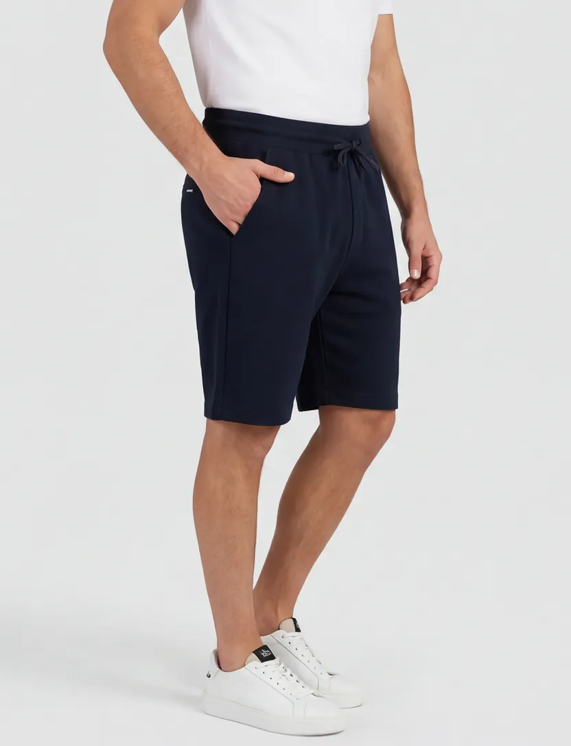 bermuda Airforce milo donkerblauw slim fit