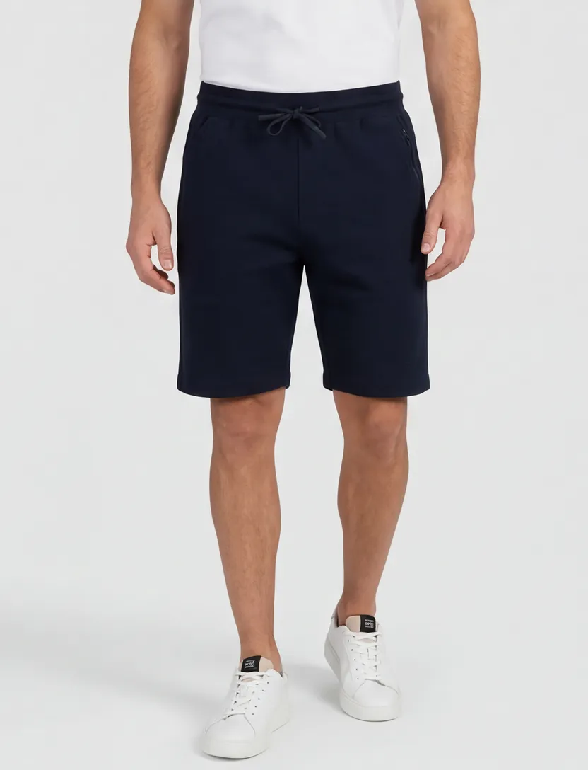 bermuda Airforce milo donkerblauw slim fit