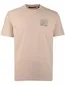 T-shirt Airforce backprint beige normale fit