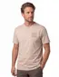 T-shirt Airforce backprint beige normale fit