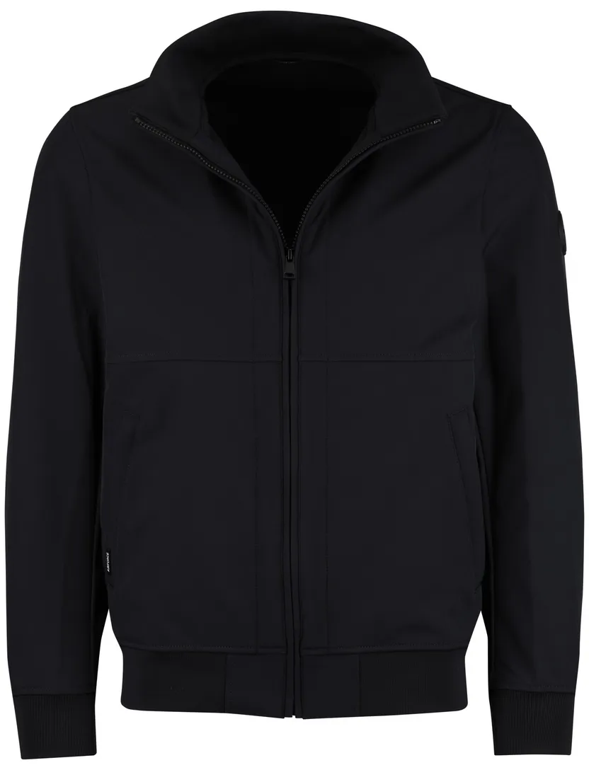 Zomerjas Airforce donkerblauw waterafstotend normale fit rits