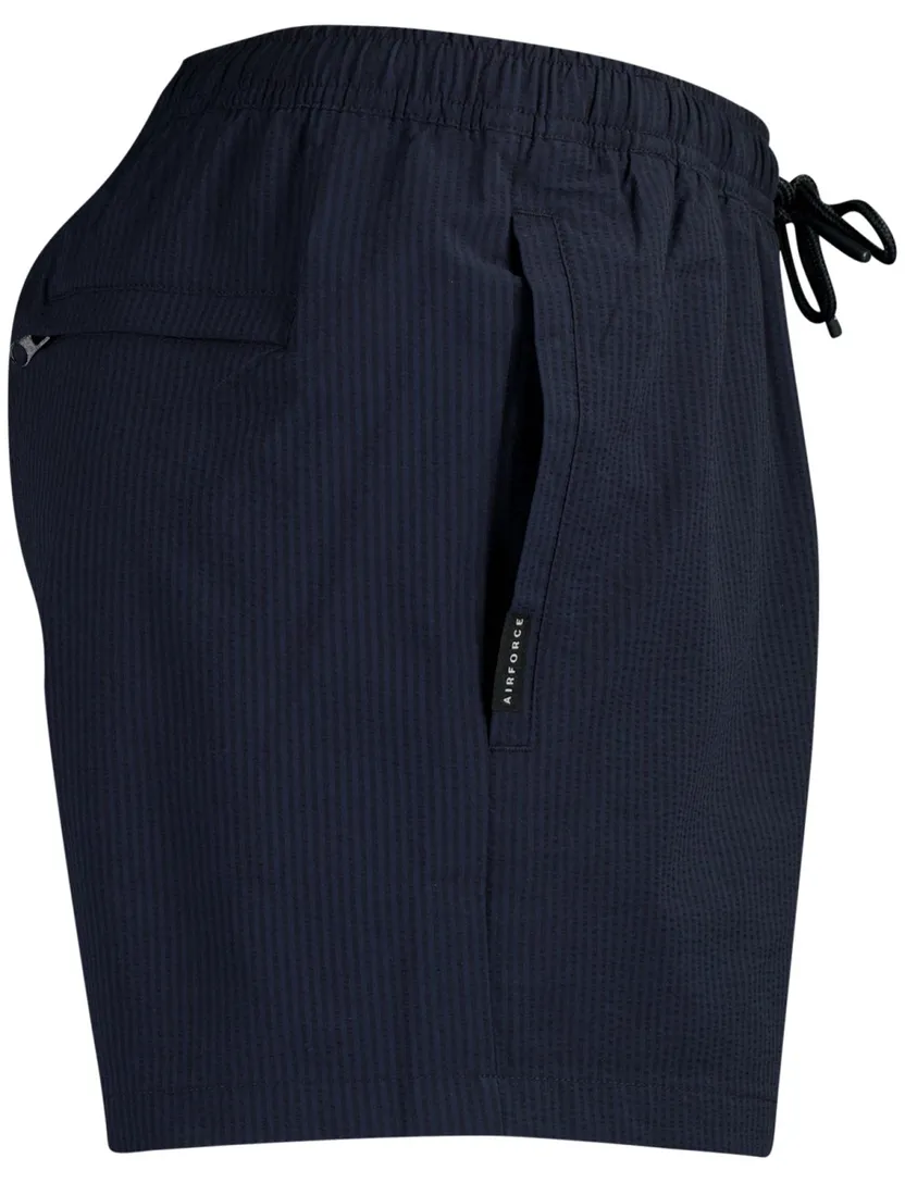 Zwembroek Airforce donkerblauw gestreept