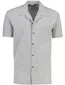 Airforce doorknoop polo donkerblauw gestreept