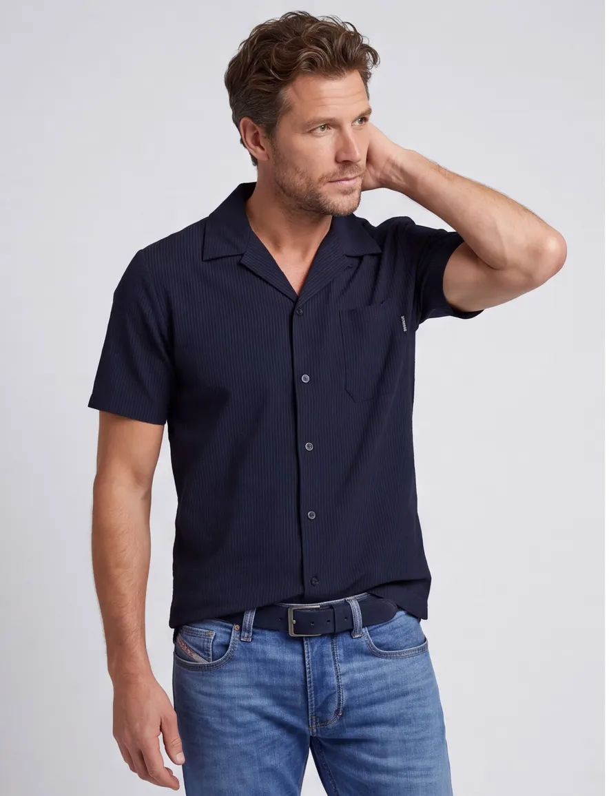 Korte mouw polo Airforce navy