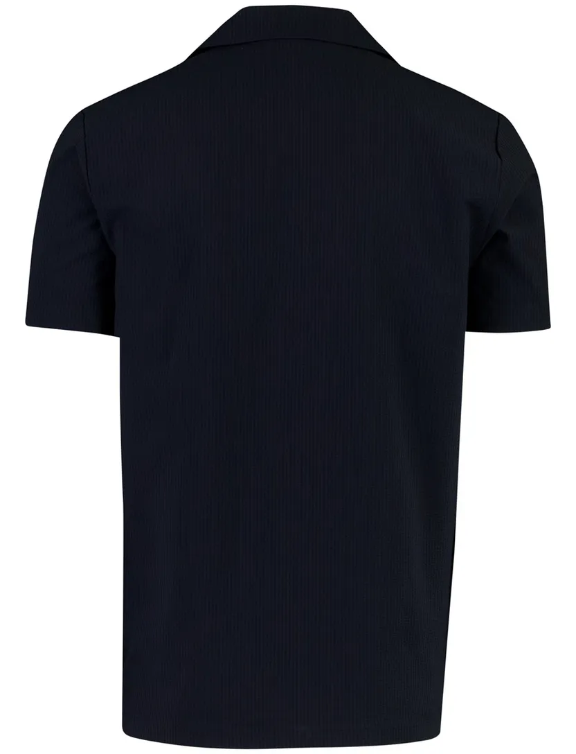 Polo korte mouw Airforce navy knopen
