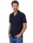Polo korte mouw Airforce navy knopen