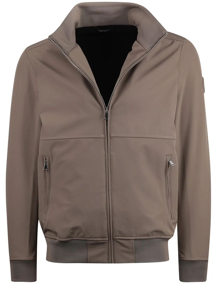 zomerjas Airforce bruin waterafstotend normale fit rits