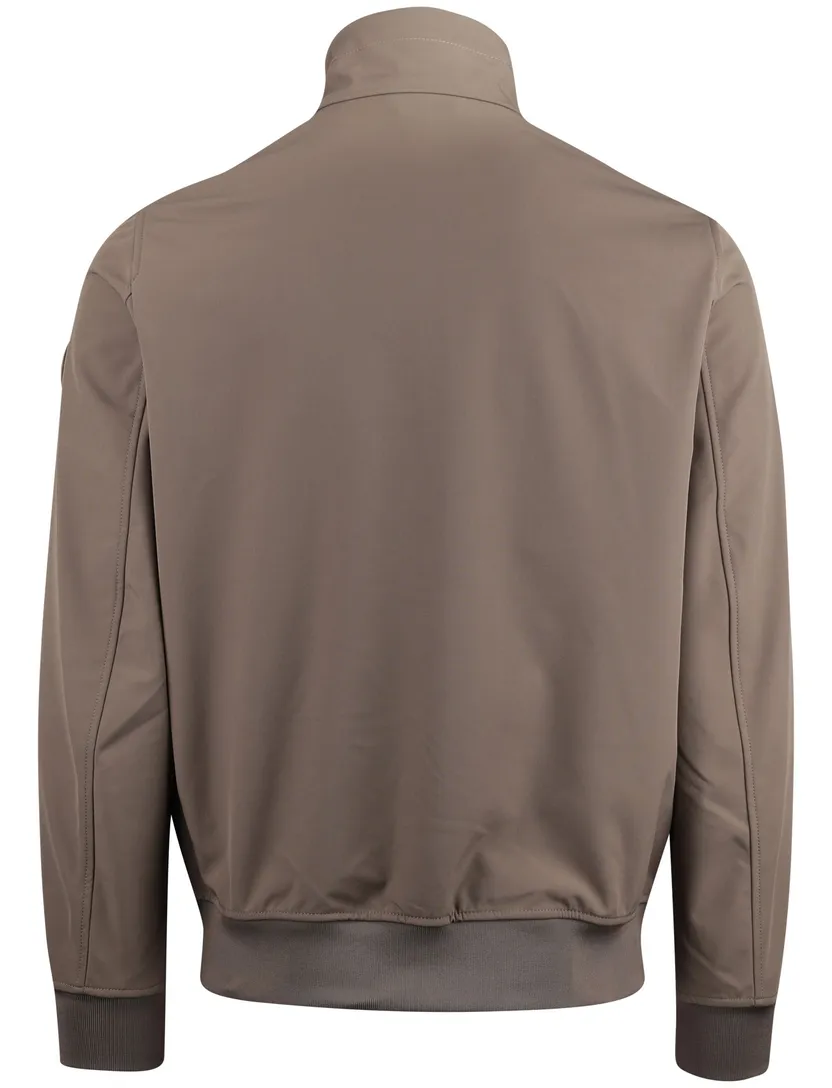 zomerjas Airforce bruin waterafstotend normale fit rits