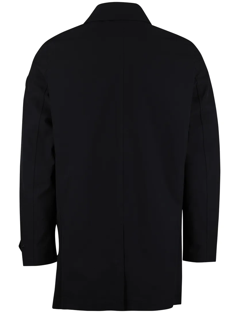 navy tussenjas knopen en rits Airforce slim fit