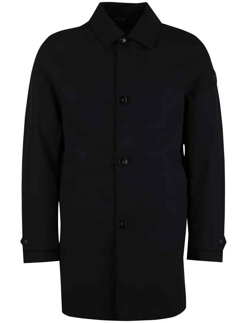 navy tussenjas knopen en rits Airforce slim fit