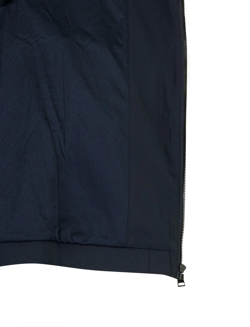 Zomerjas Airforce donkerblauw normale fit met capuchon en rits