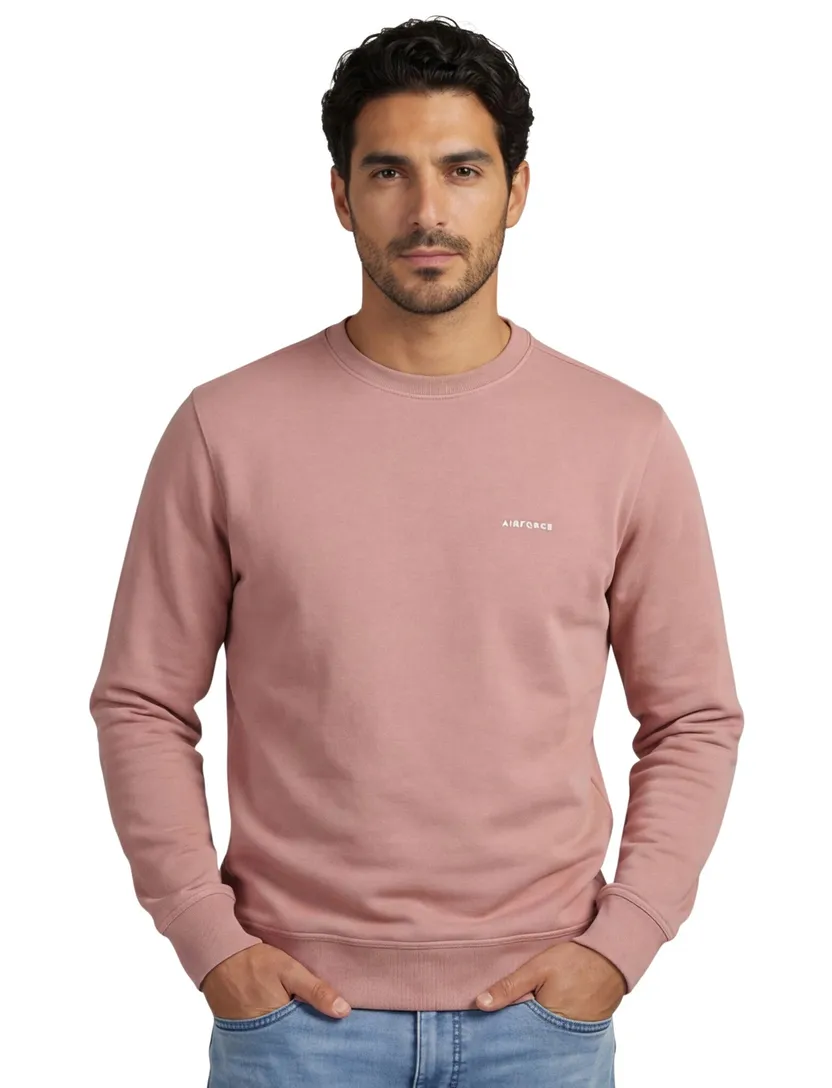 Sweater Airforce roze organisch katoen