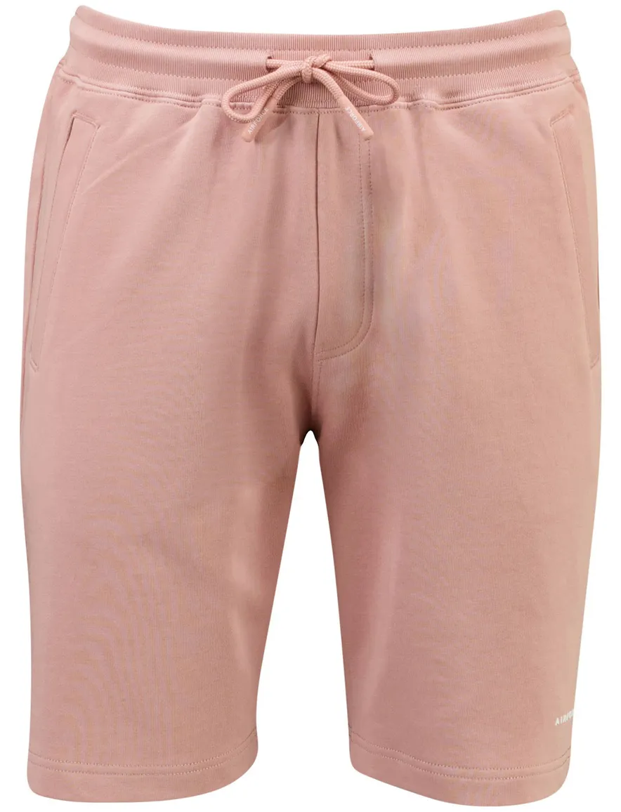 Airforce bermuda elastische band roze