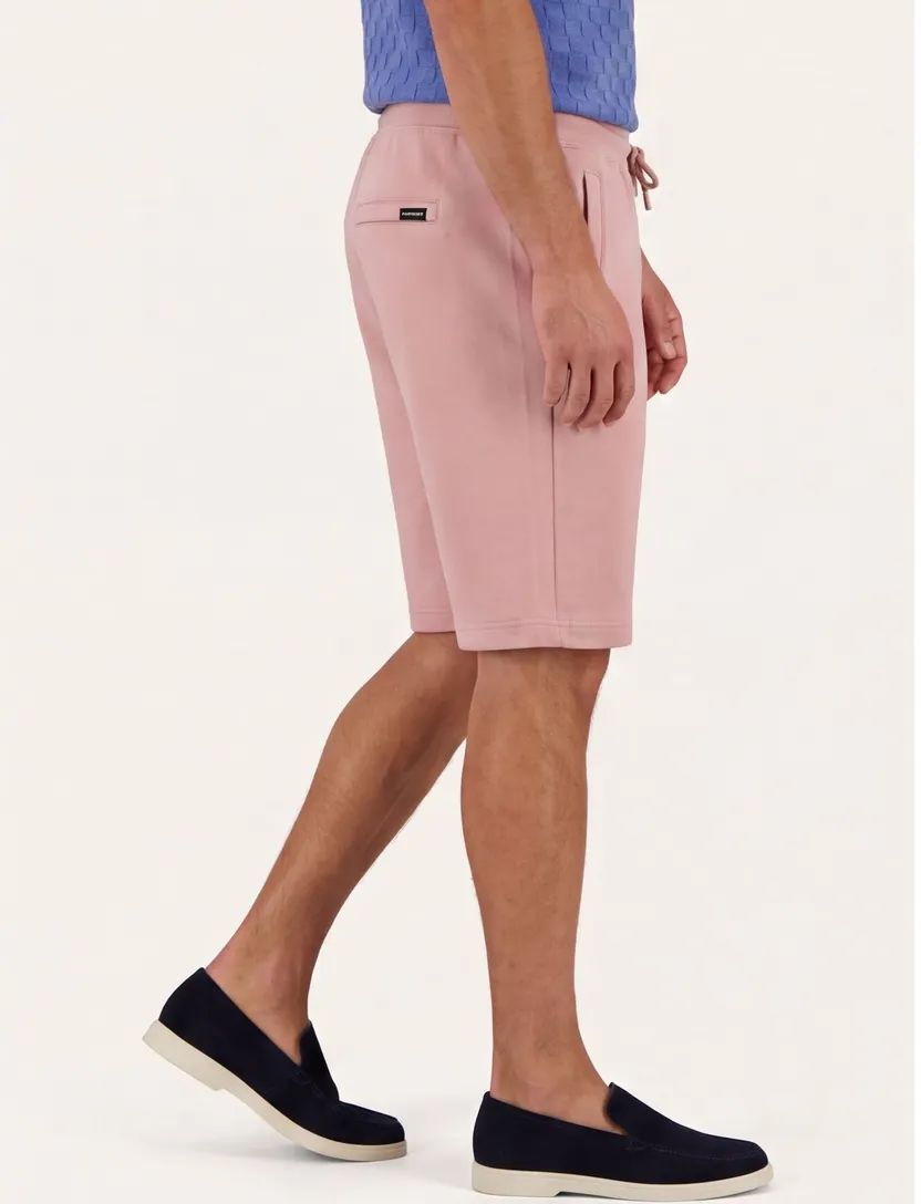 Korte broek Airforce roze slim fit