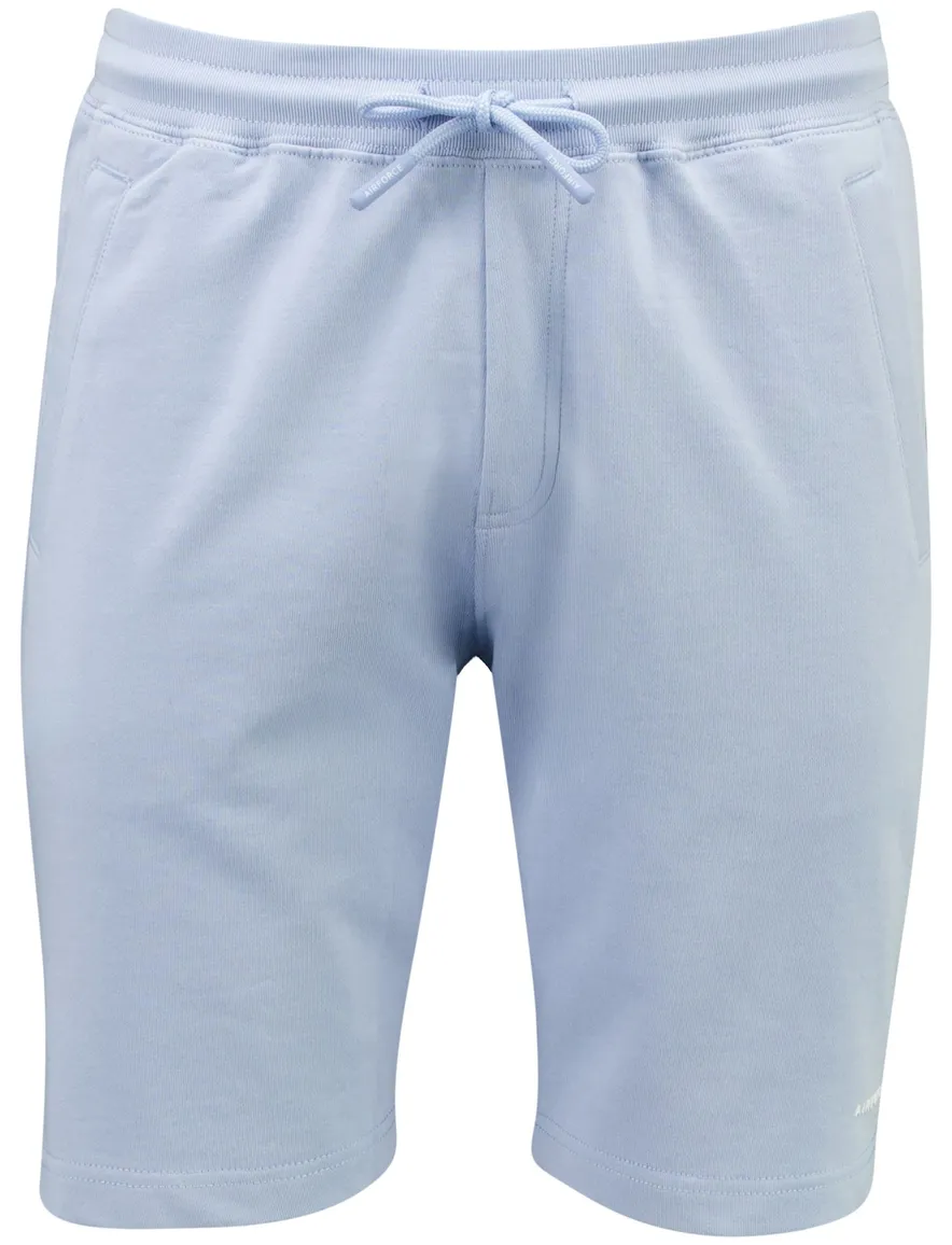 Airforce bermuda elastisch koord lichtblauw