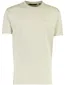 T-shirt Airforce beige katoen tekst backprint