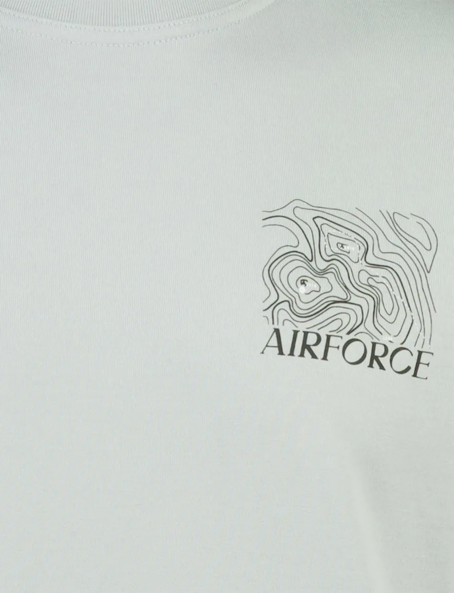 Airforce T-shirt groen ronde hals
