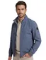 Blauwe zomerjas Airforce normale fit rits