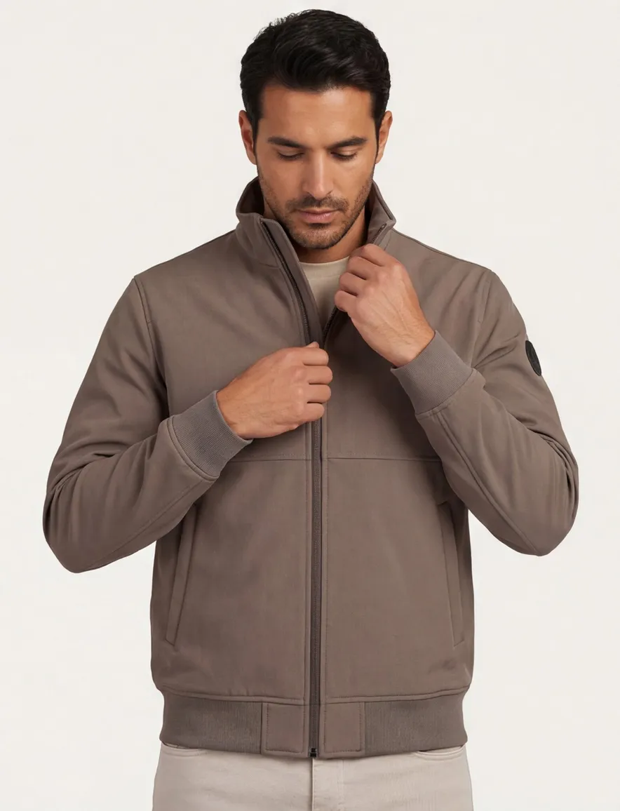 Bruine zomerjas Airforce normale fit