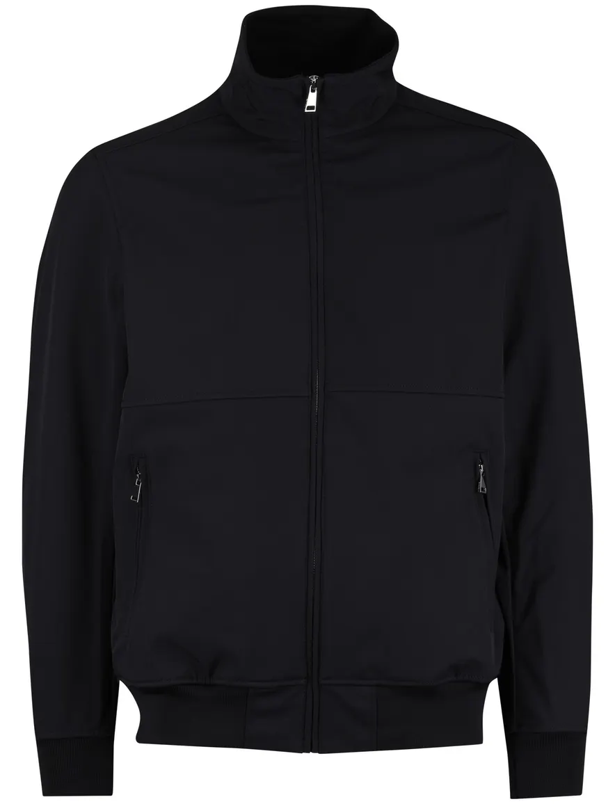 Airforce jack opstaande kraag rits navy