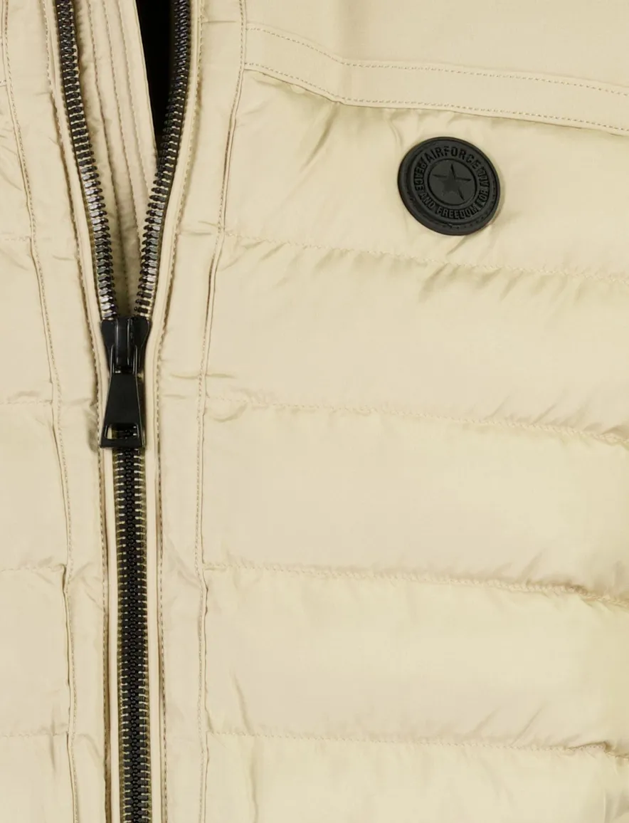 Airforce bodywarmer beige