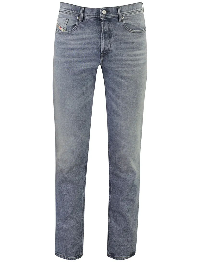 jeans Diesel D-Finitive grijze wassing wijde fit