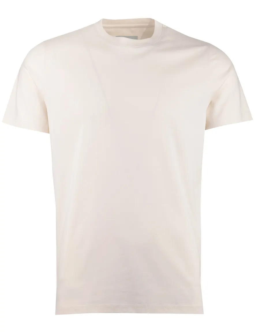 Crème t-shirt Thomas Maine ronde hals