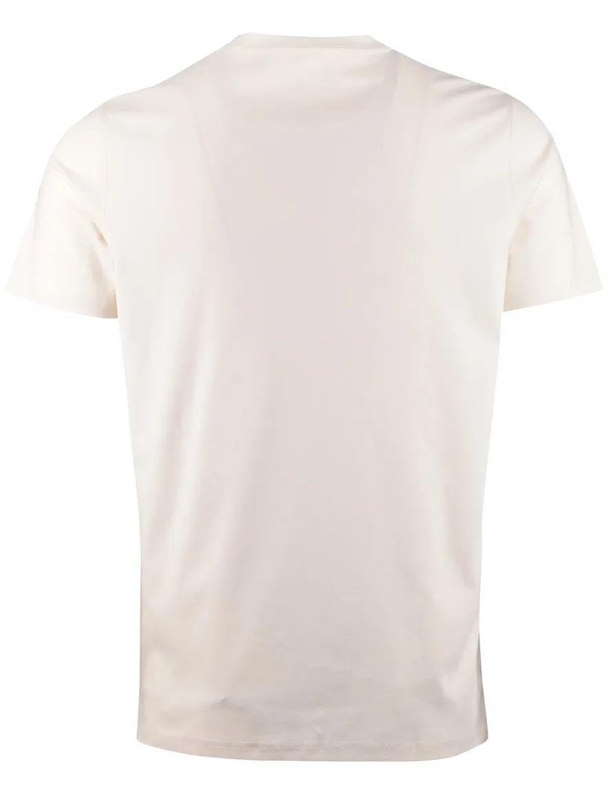 Thomas Maine T-shirt creme effen katoen