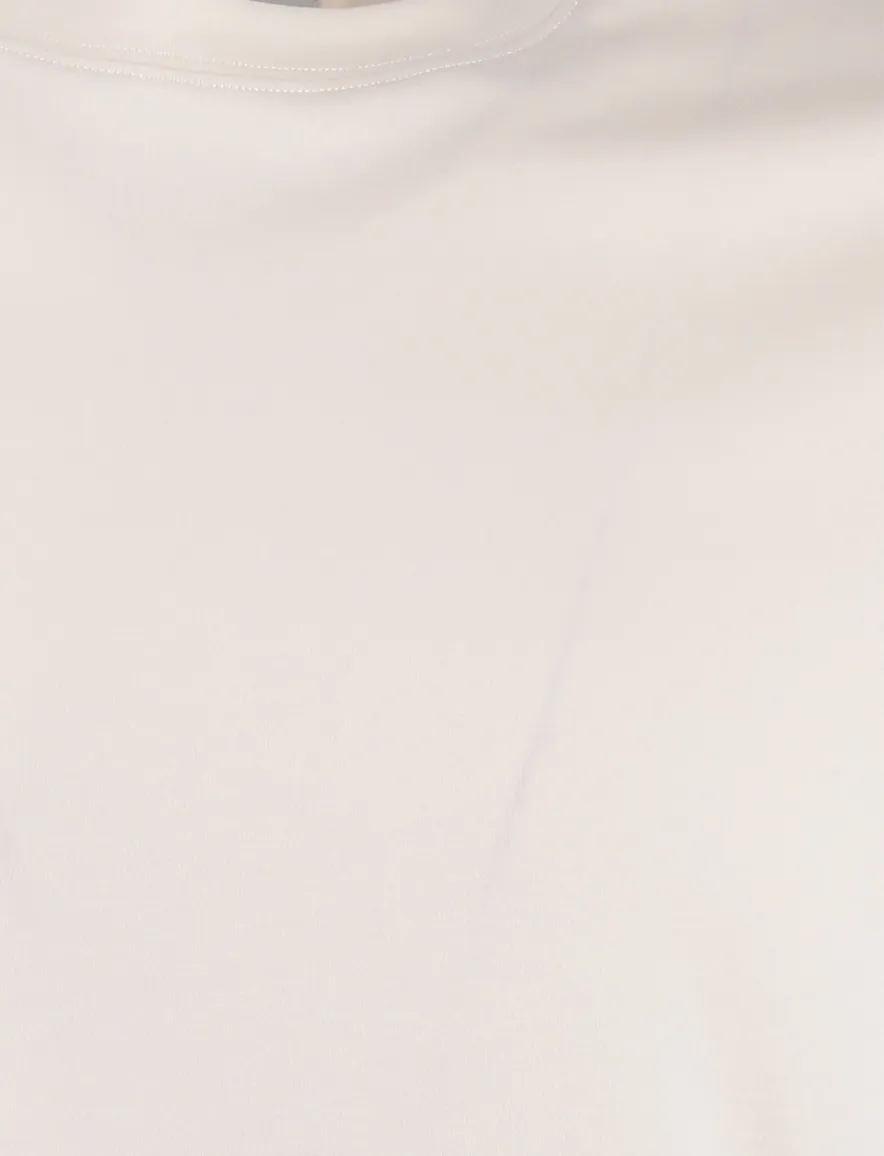 Thomas Maine T-shirt creme effen katoen