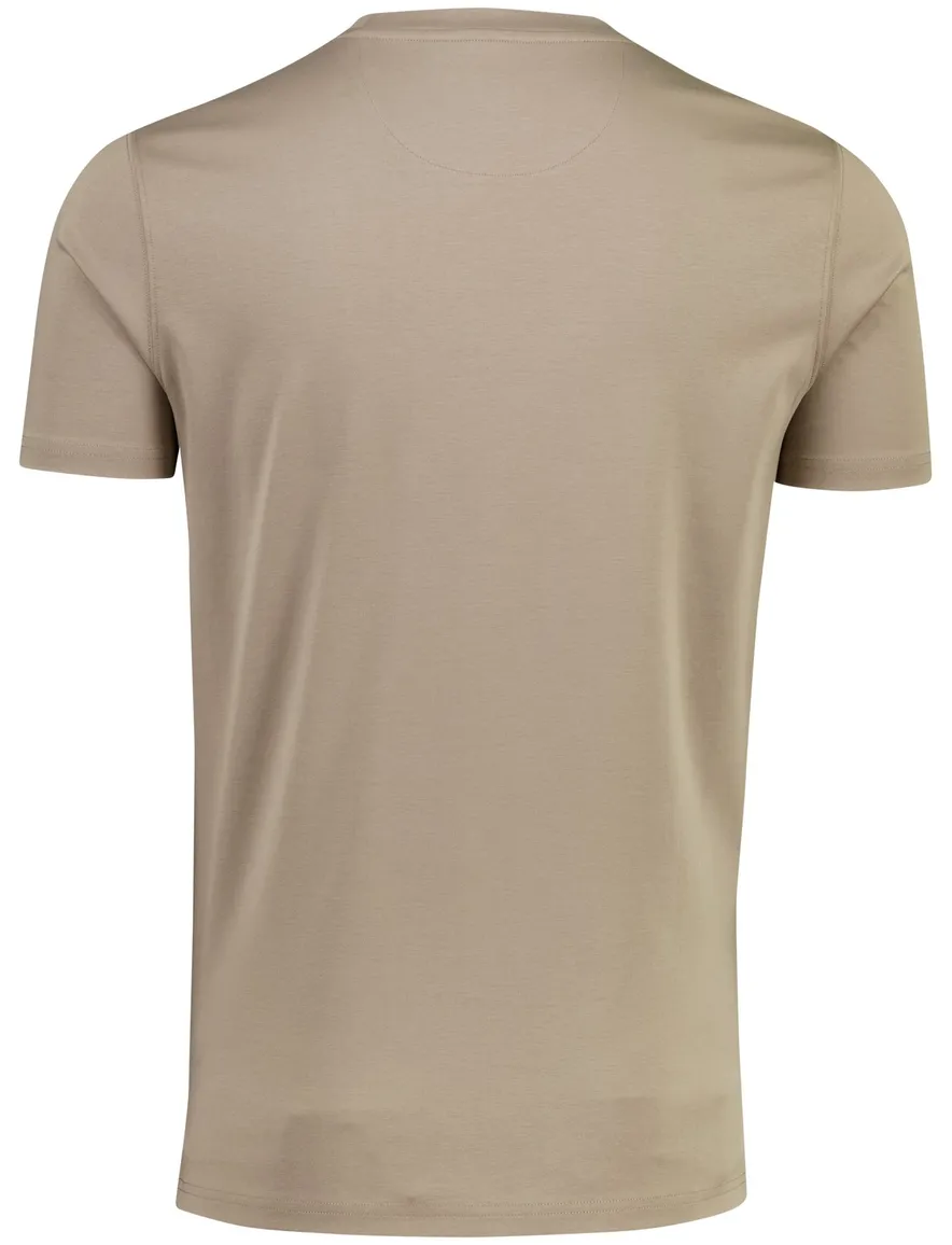 Thomas Maine T-shirt beige tailored fit