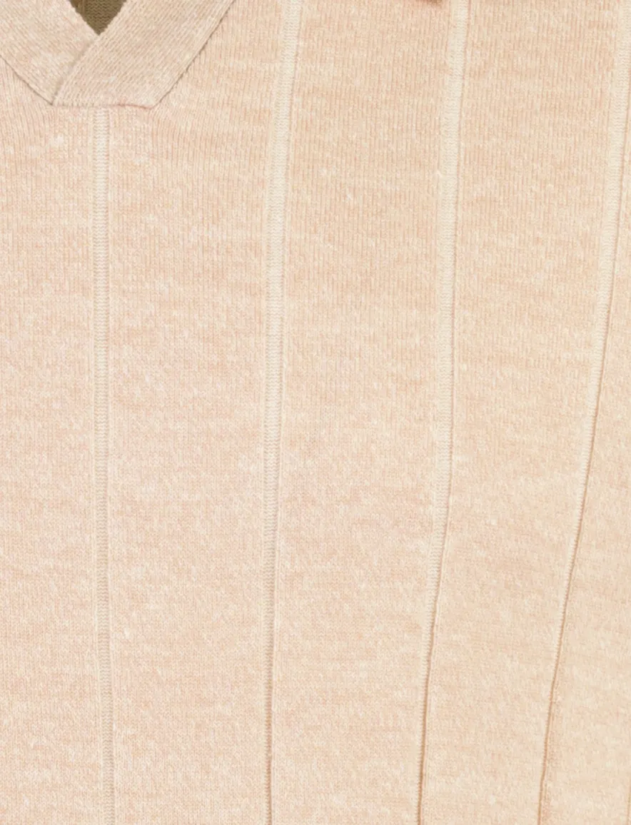 Poloshirt Thomas Maine V-hals oranje