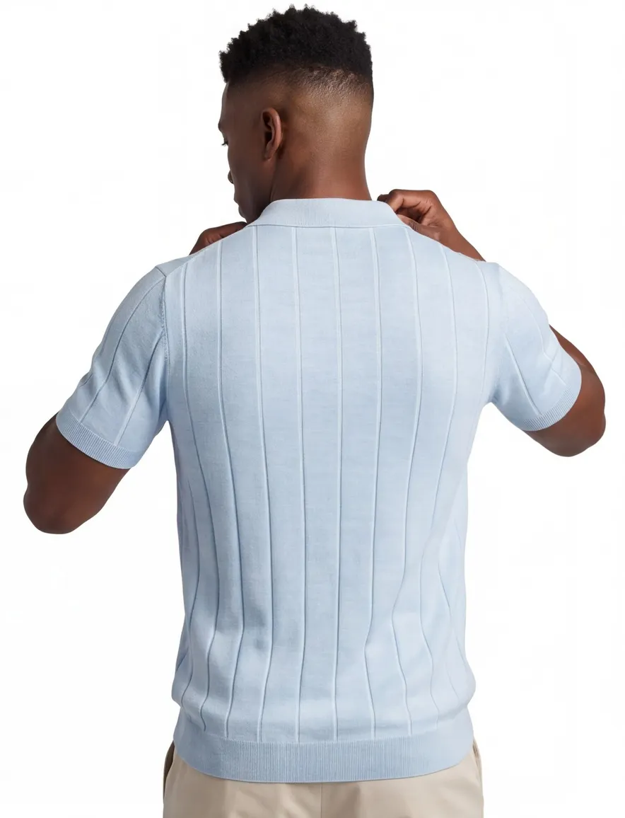 Thomas Maine polo lichtblauw