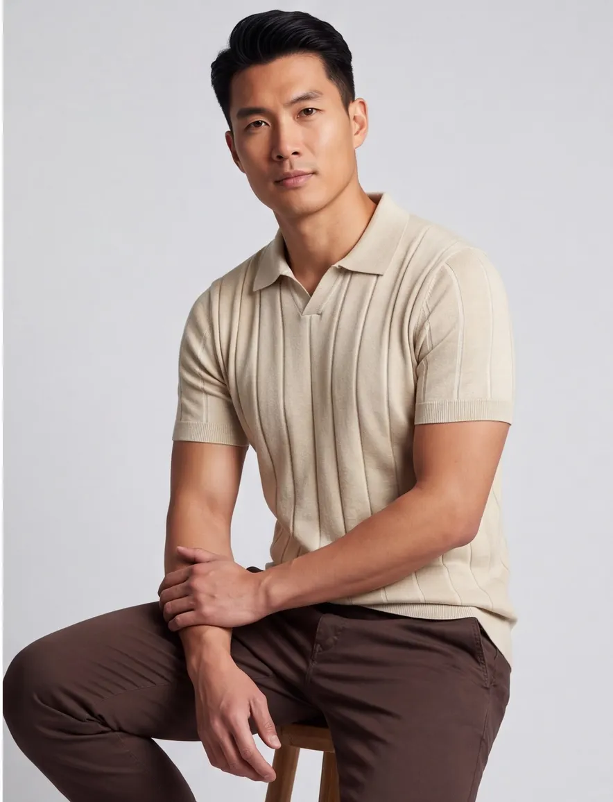 Thomas Maine polo beige